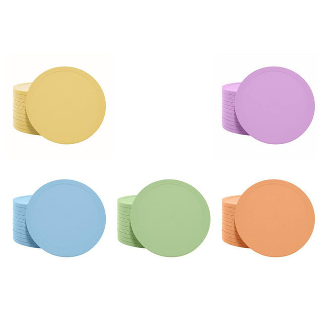 Fichas XXL personalizadas en relieve reciclado Ø70 mm - 1000 unidades