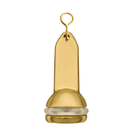 Llavero para hotel Capital de laton 90x40 mm - Por unidad