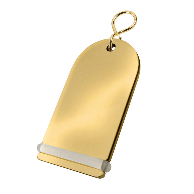 Llavero para hotel de laton Pigalle 85x45 mm  - Por unidad