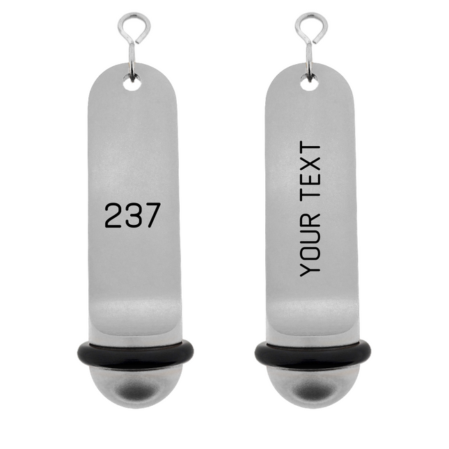 Llavero para hotel Big Classic personalizable Plateado - Por unidad