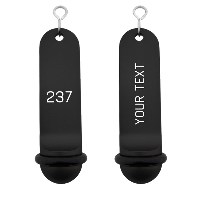 Llavero para hotel Big Classic personalizable Negro - Por unidad