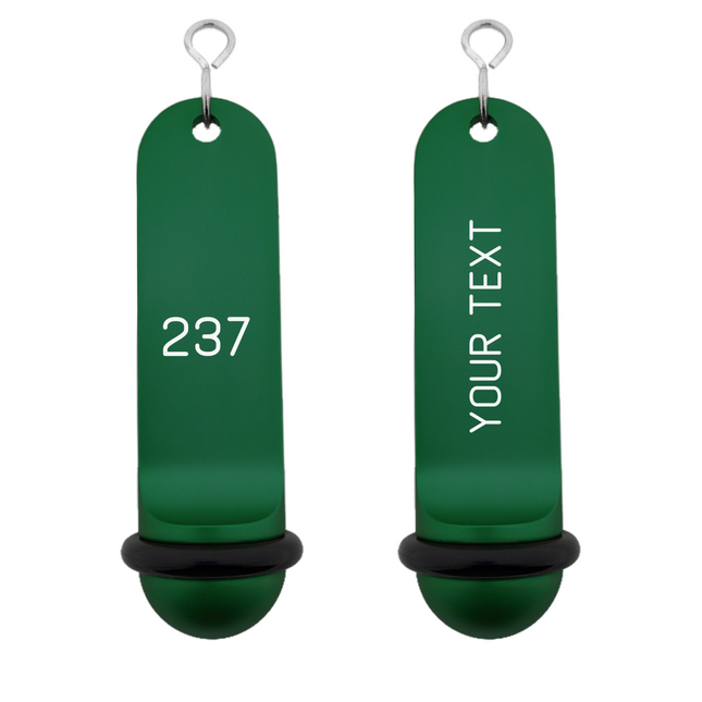 Llavero para hotel Big Classic personalizable Verde - Por unidad