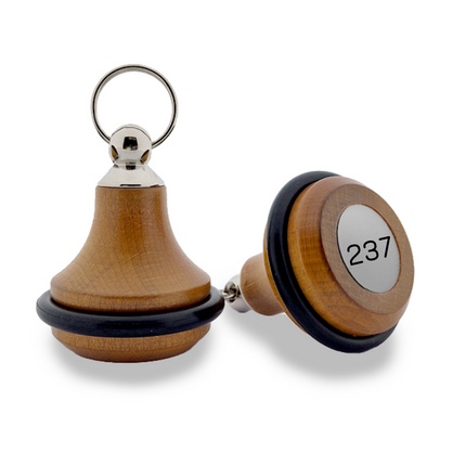 Llavero para hotel Belly Wood cerezo 65 x 38 mm - Por unidad