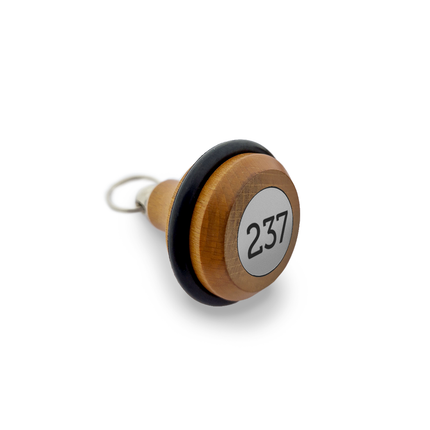 Llavero para hotel Belly Wood cerezo 65 x 38 mm - Por unidad