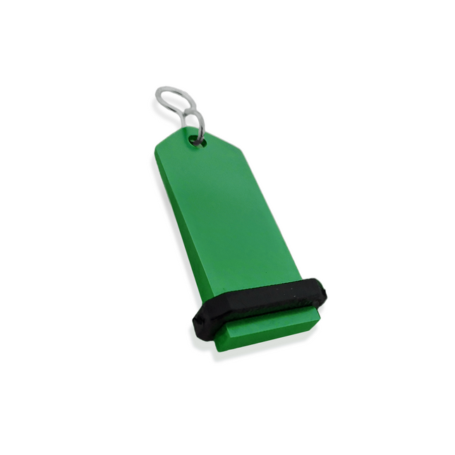Llavero para hotel Midi Bumerang personalizable Verde -Por unidad