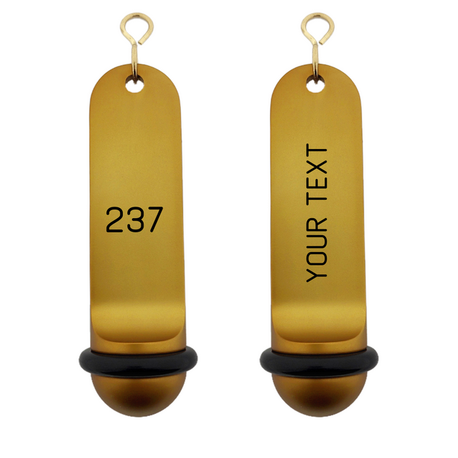 Llavero para hotel Big Classic personalizable Dorado - Por unidad