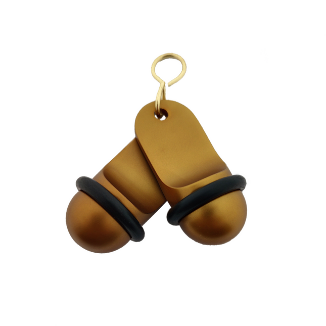 Llavero para hotel Mini Classic personalizable Bronce - Por unidad
