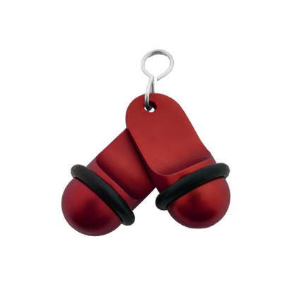 Llavero para hotel Mini Classic personalizable Rojo - Por unidad