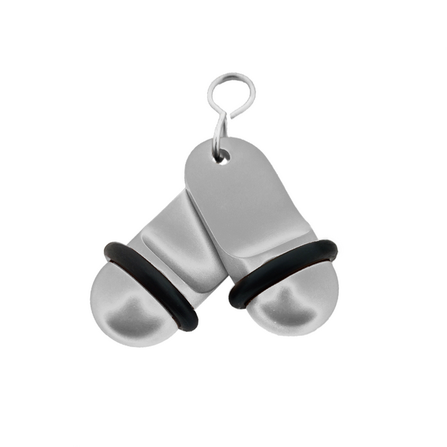 Llavero para hotel Mini Classic personalizable Plateado - Por unidad
