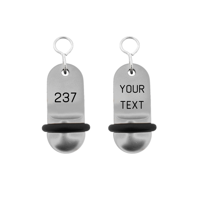 Llavero para hotel Mini Classic personalizable Plateado - Por unidad