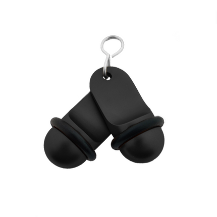 Llavero para hotel Mini Classic personalizable Negro  - Por unidad