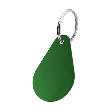 LLavero de aluminio 29x45 mm forma gota - Por unidad