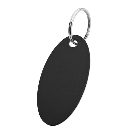 Llavero de aluminio en forma ovalada 25x50 mm - Por unidad