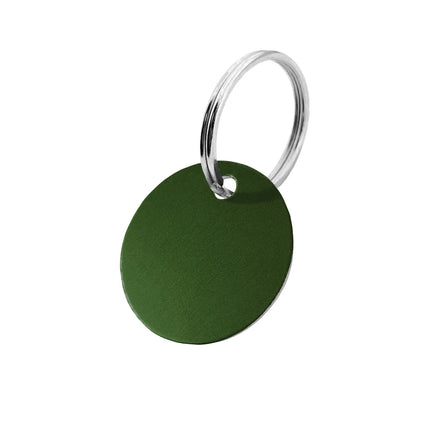 Llavero de aluminio anodizado redondo - Por unidad