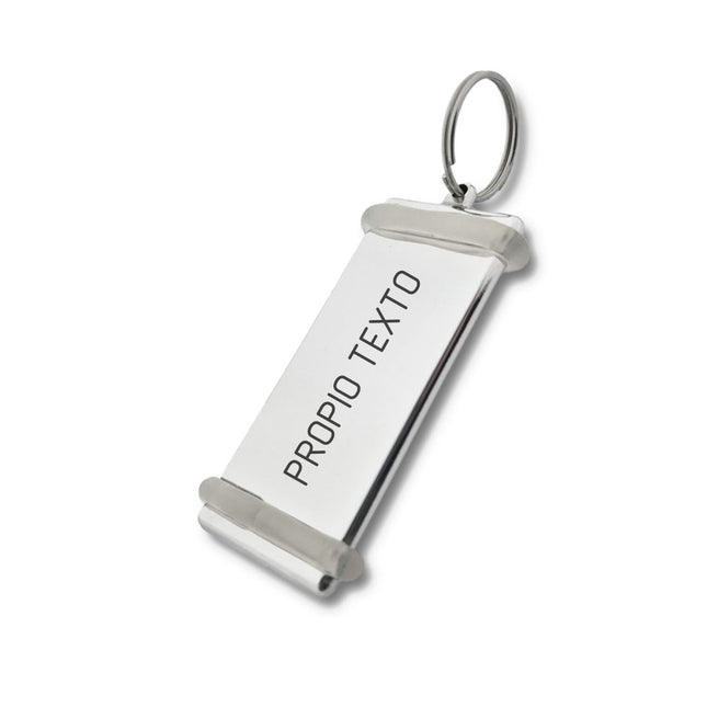 Llavero para hotel Breda personalizable 77x34 mm - Por unidad