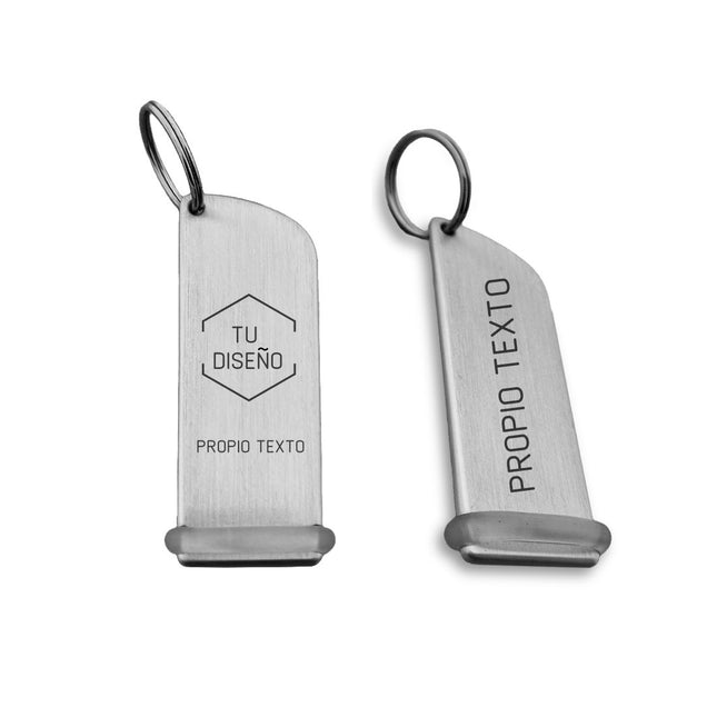 Llaveros para hotel Révolution  personalizable 80x30 mm - Por unidad