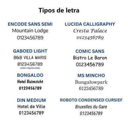 Llavero para hotel Amérique bronce personalizable - Por unidad