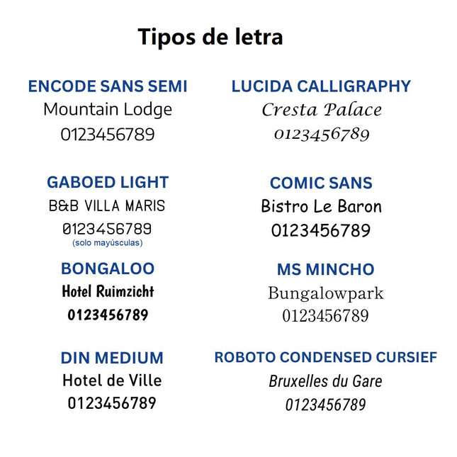Llavero para hotel Pigalle de laton 84x45 mm personalizable - Por unidad
