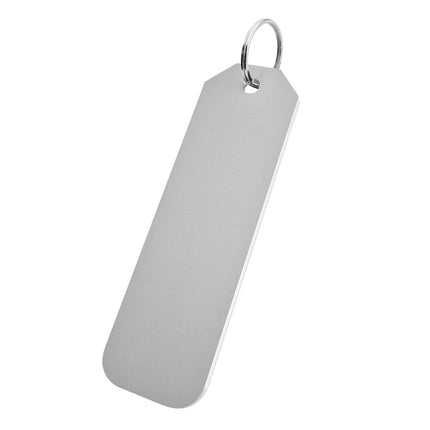 Llavero de aluminio rectangular 30x100 mm - Por unidad