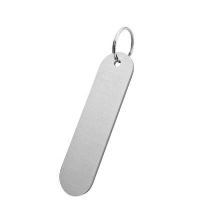 Llavero de aluminio rectangular 20x78 mm - Por unidad