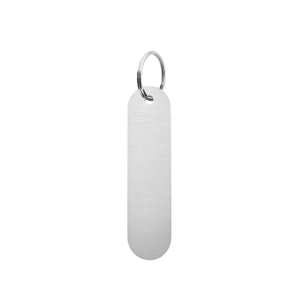 Llavero de aluminio rectangular 20x78 mm - Por unidad
