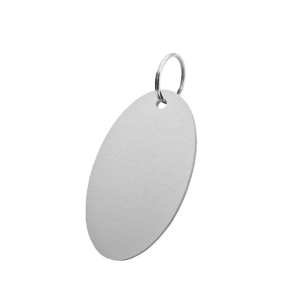Llavero de aluminio ovalada 37x67mm - Por unidad