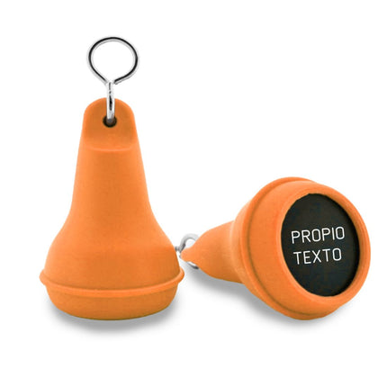 Llavero para hotel de plastico Mayfair Naranja 41x70 mm - Por unidad