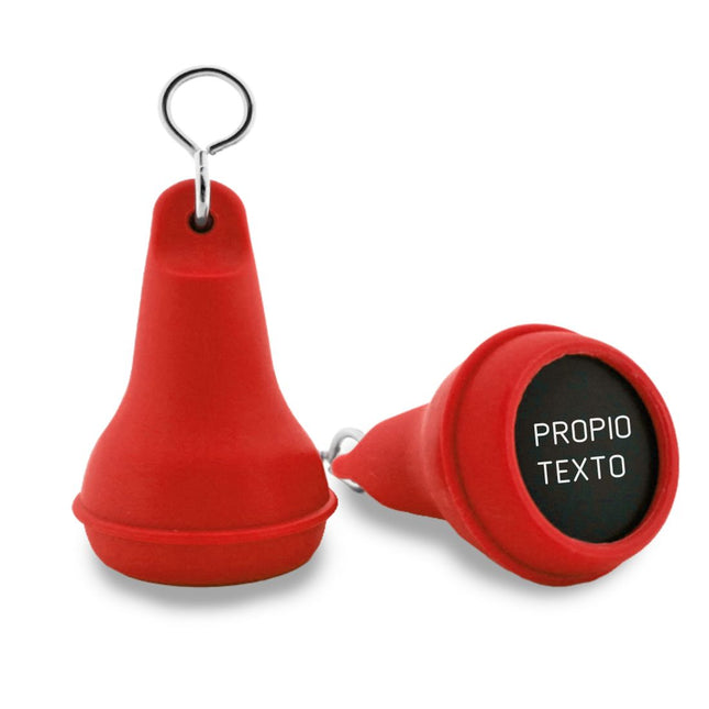 Llavero para hotel de plastico Mayfair Rojo 41x70 mm - Por unidad