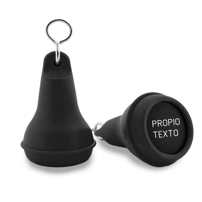 Llavero para hotel de plastico Mayfair Negro 41x70 mm - Por unidad