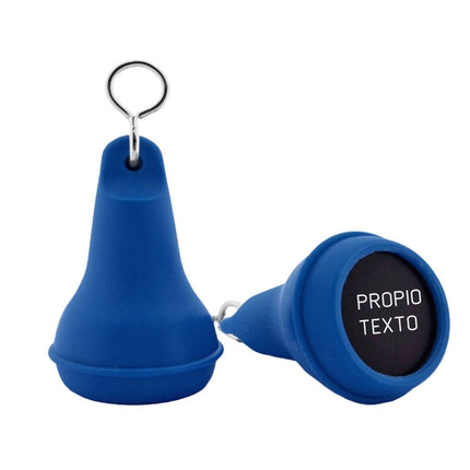 Llavero para hotel de plastico Mayfair Azul 41x70 mm - Por unidad