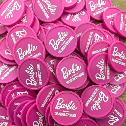 Fichas de plastico personalizadas Ø29 mm - 100 unidades