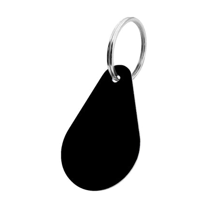LLavero de aluminio 29x45 mm forma gota - Por unidad
