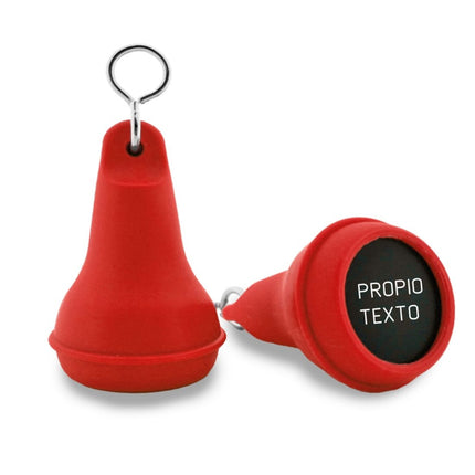 Llavero para hotel de plastico Mayfair Rojo 41x70 mm - Por unidad
