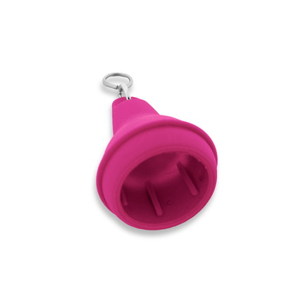 Llavero para hotel de plastico Mayfair Rosado 41x70 mm - Por unidad