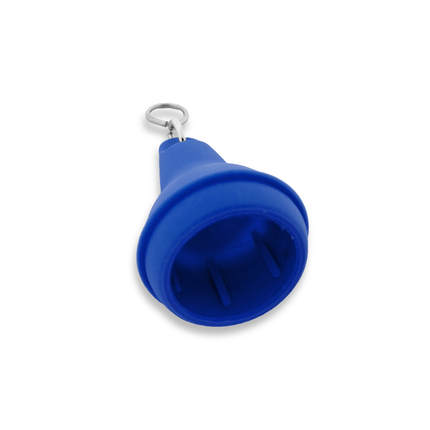 Llavero para hotel de plastico Mayfair Azul 41x70 mm - Por unidad