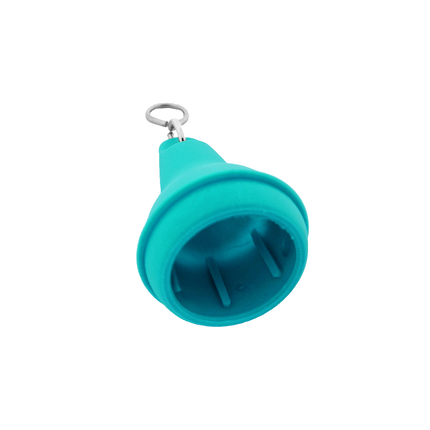 Llavero para hotel de plastico Mayfair Turquesa 41x70 mm - Por unidad