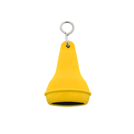 Llavero para hotel de plastico Mayfair Amarillo 41x70 mm - Por unidad