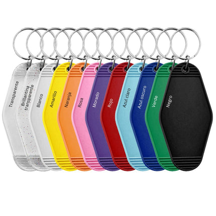 Llavero para hotel Hunter de plastico 88 x 45 mm - Por unidad