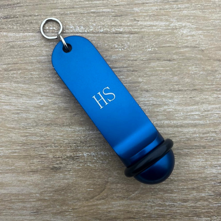 Llavero para hotel Big Classic personalizable Azul - Por unidad