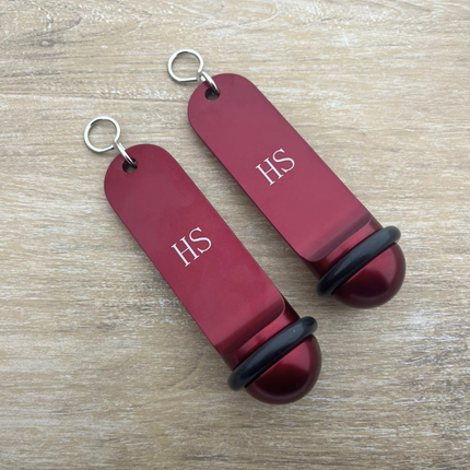 Llavero para hotel Big Classic personalizable Rojo - Por unidad