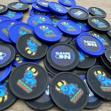 Fichas personalizable bio Ø29 mm - 100 unidades