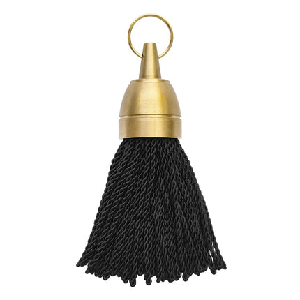 Llavero para hotel Philadelphia de laton con borlon negro - Por unidad