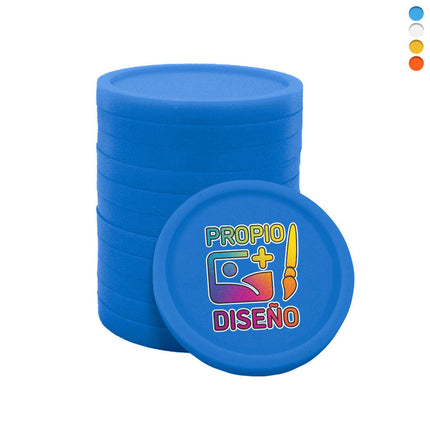 Fichas de plastico personalizadas Ø24 mm - 100 unidades